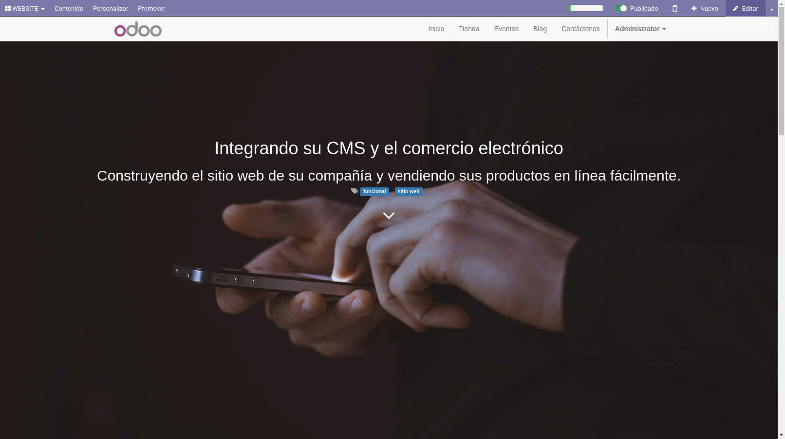 Blog de Odoo 11.0 (OpenErp)